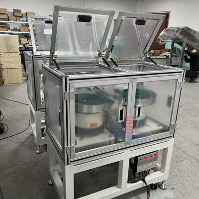 Piezas vibratorias personalizadas Diámetro de recipiente de alimentación 300 mm Optimizado para alimentación de componentes y automatización mejorada en la fabricación