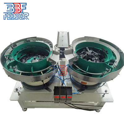 Compartimientos de plástico y metal alimentador de cuenco magnético vibratorio con controlador Sanki 2000W