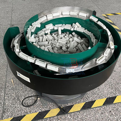 Cubo de alimentación de doble canal vibratorio Capa de corona de botella tapa vibratoria