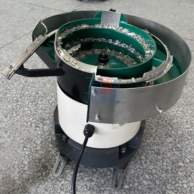 Vibratorio de cuenco de recubrimiento de PU máquina de torsión de resorte vibrador alimentador automático