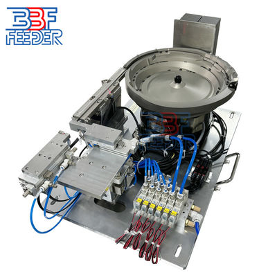 Sistema de alimentación vibratorio Partes de acero inoxidable Alimentador de cuenco de vibración para brazo de robot
