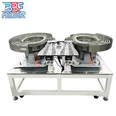 Sistema de alimentación de cuencos de varios carriles Partes de plástico Energía del alimentador vibratorio 1000W