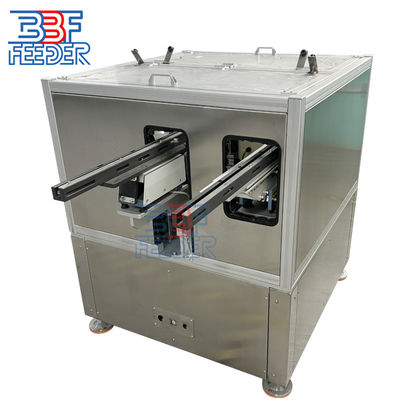 Cubo de alimentación vibratorio personalizado cubierta insonorizada de gran capacidad de plástico de piezas de tubería alimentador