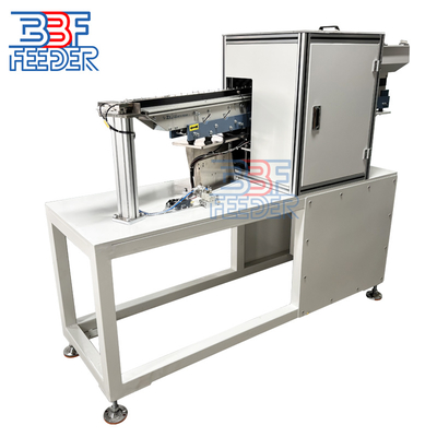 Automatización del sistema de alimentación de piezas Orientación de piezas Alimentador vibratorio rotatorio con tolva