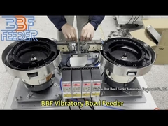 Alimentación automática de material con cuenco de doble vibración