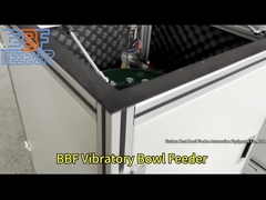 Compartimientos de plástico de alimentación por vibración automática de resorte