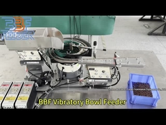 Compartimientos metálicos de un alimentador de cuenco de tornillo de nueces de cobre